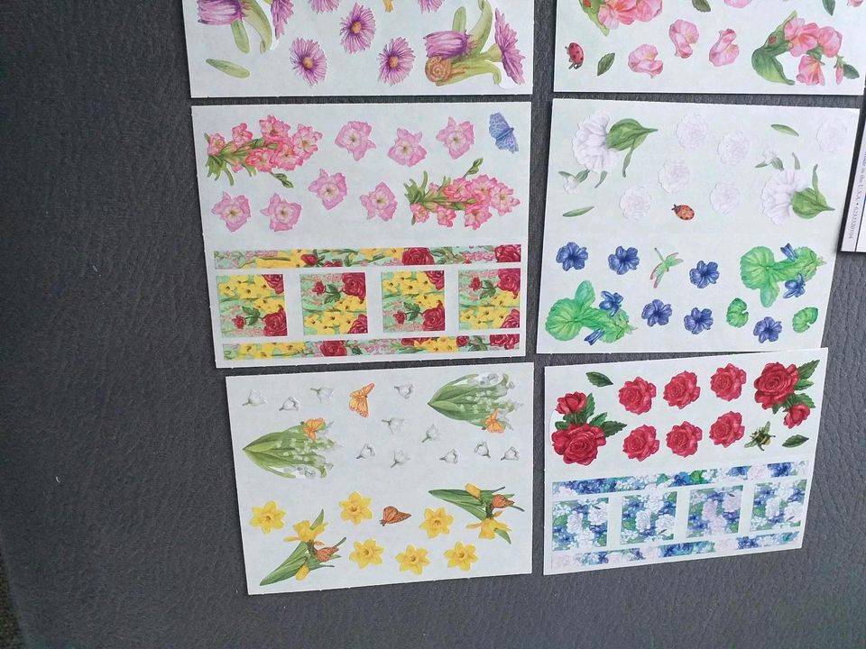 Creative Memories u.a. Bloom Sticker, Blumen und silb.Buchst. in Probsteierhagen