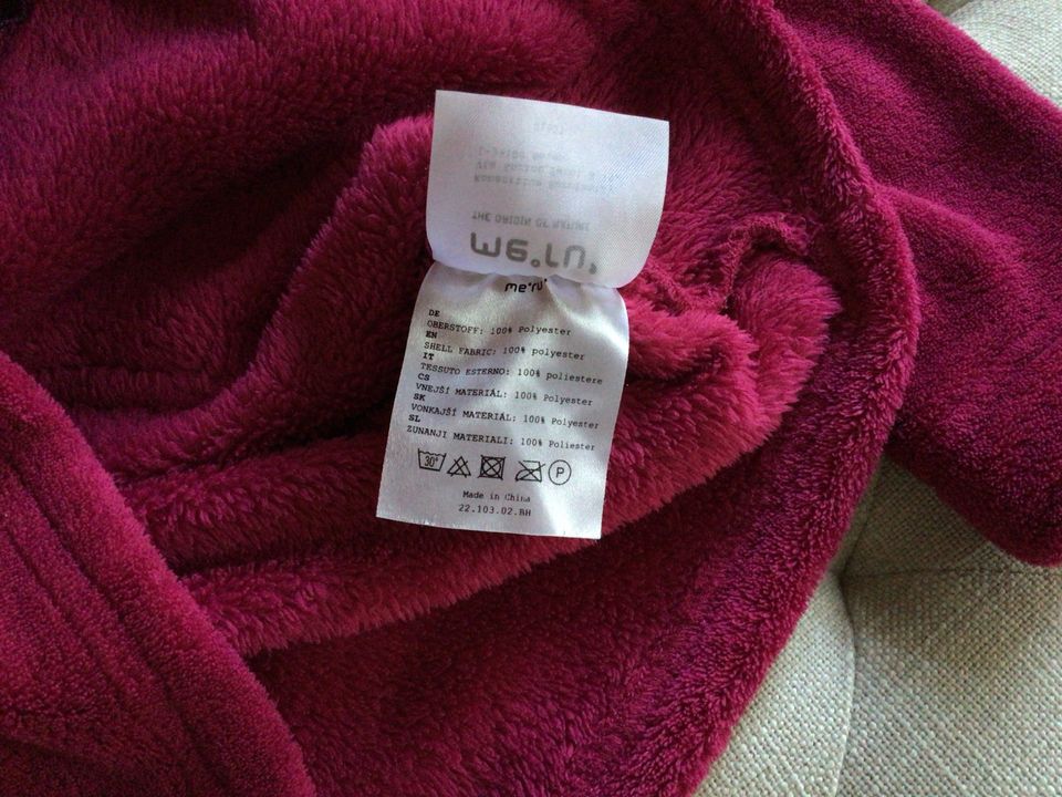 Wie neu! MERU Fleecejacke Kuschel Jacke pink Gr. 152 Hoodie in Neckargemünd