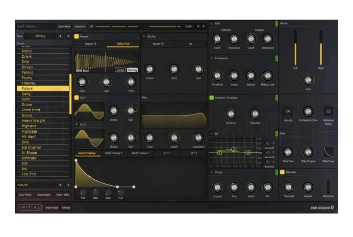 808 Studio 2 Bass Synthesizer - VST Plugin in Saarbrücken