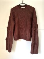 C&A Clockhouse Strickpullover Strick Knit Pulli Bommel Boho Braun Sachsen - Weißenborn Erzgebirge Vorschau