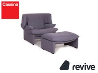 Cassina Portovenere Stoff Sessel Lila inkl. Hocker Köln - Ehrenfeld Vorschau