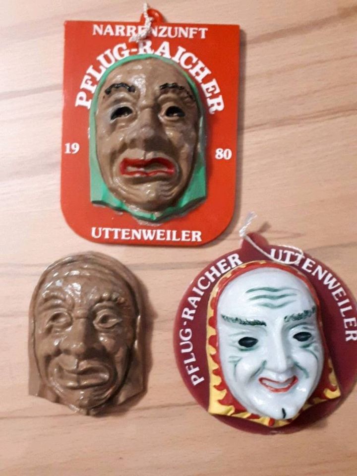 Fasnet, Plakette, Mäskle, Kunststoff, Fasnacht, Maske, Larve in Rottenacker