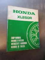 Honda XL250R Werkstatthandbuch Bayern - Schönsee Vorschau
