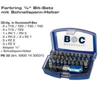 Bohrcraft Bit Satz mit Farbring 1/4" mit Schnellspann - Halter Nordrhein-Westfalen - Recklinghausen Vorschau