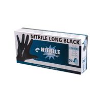 Einmalhandschuhe Long Black 300mml - 50 Stück Gr. M latexfrei Niedersachsen - Vechta Vorschau