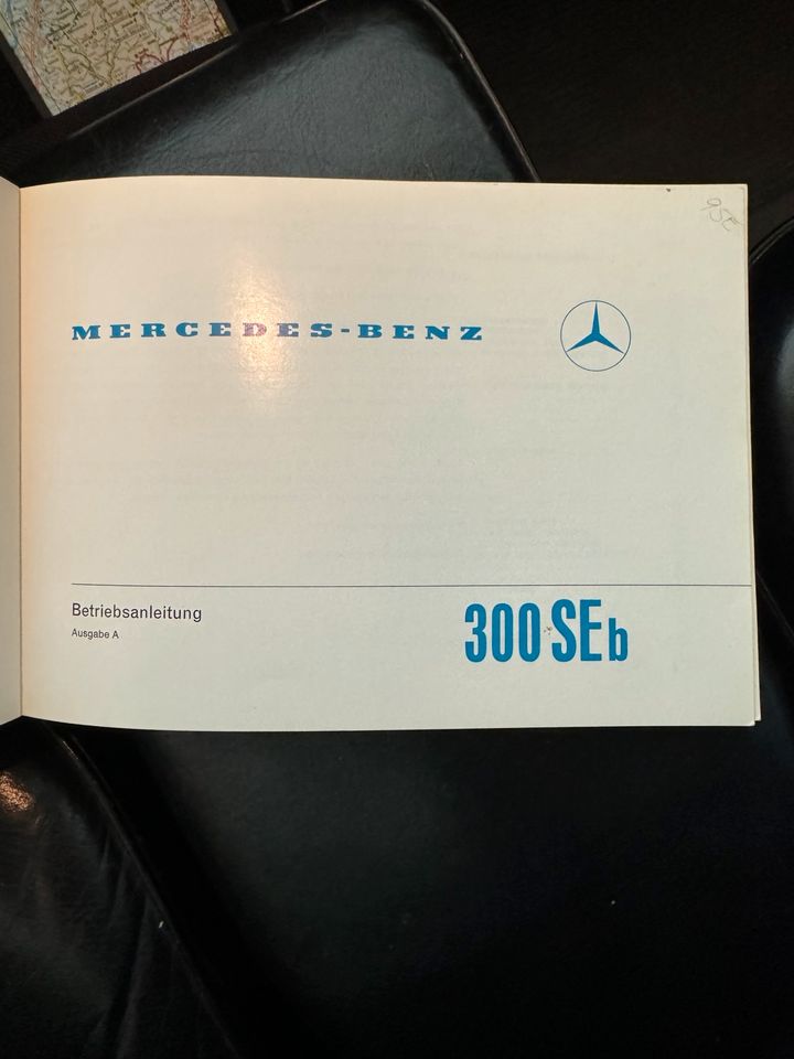 Bedienungsanleitung Mercedes-Benz W108 300 SEb in Karlsruhe