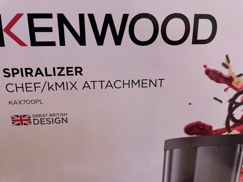 Kenwood Spiralschneider KAX700PL selten benutzt in Dresden