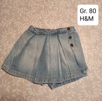 Jeans-Shorts mit Rockoptik von H&M, Gr. 80 Niedersachsen - Freden Vorschau