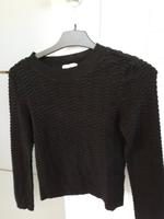 Dünner Pulli Wellenmuster uni schwarz Bayern - Olching Vorschau