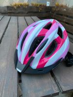 Kinder Fahrradhelm pink/weiß XS mit Rücklicht Bayern - Neunkirchen a. Brand Vorschau