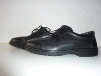 Rieker Halbschuhe Schnürschuhe Leder extra weit schwarz 43! Dithmarschen - Eggstedt Vorschau