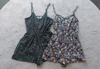 2x H&M Jumpsuit kurz Gr.40/M/L schwarz gelb bunt Bayern - Geisenhausen Vorschau