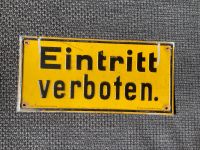 Blechschild Verbotsschild Warnschild 50er 60er Düsseldorf - Pempelfort Vorschau