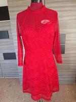 Rotes Spitzenkleid Fit & Flare Dress Größe 36 Bayern - Ebelsbach Vorschau