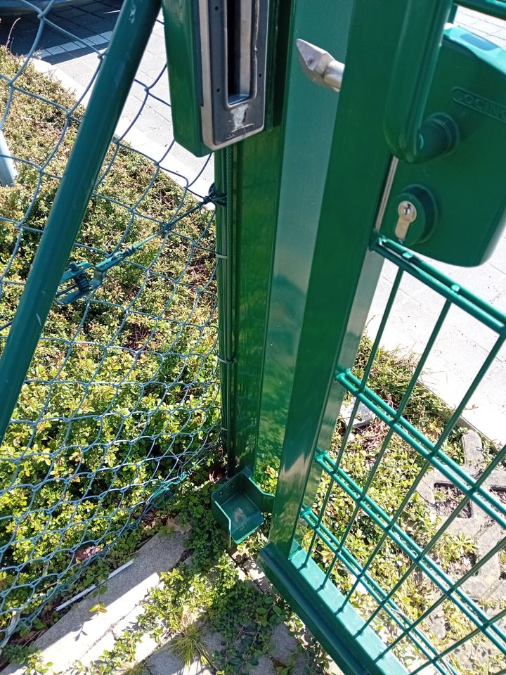 Schiebetor, 4,5 m breit, 160cm hoch, Moosgrün in Neuruppin