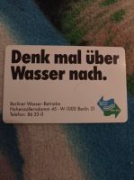 Telefonkarte Denk Mal über Wasser nach Berliner Wasser Betriebe Nordrhein-Westfalen - Lüdenscheid Vorschau