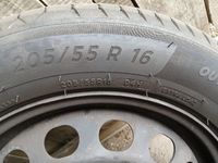 R16 Michelin Reifen auf Stahlfelgen und original VW Radkappen Bayern - Geiersthal Vorschau
