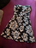 Kleid Clockhouse schwarz weiß Blumen XS Niedersachsen - Hambergen Vorschau