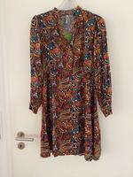 Buntes Kleid Sommer Page one Muster MIDI Herbst Winter Hamburg-Nord - Hamburg Alsterdorf  Vorschau