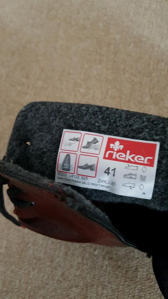 Rieker Damenboots gr 41 in Pössneck