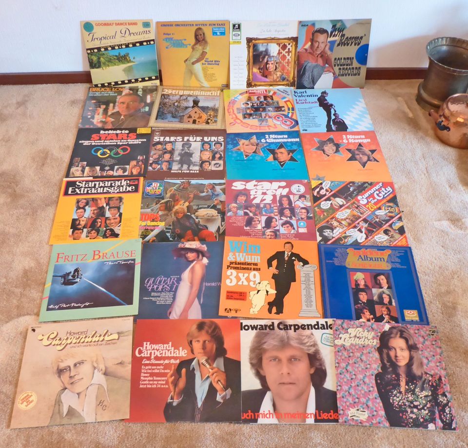 Pop Rock Schlager Schallplatten LP Vinyl Sammlung über 145 Stück in Essen