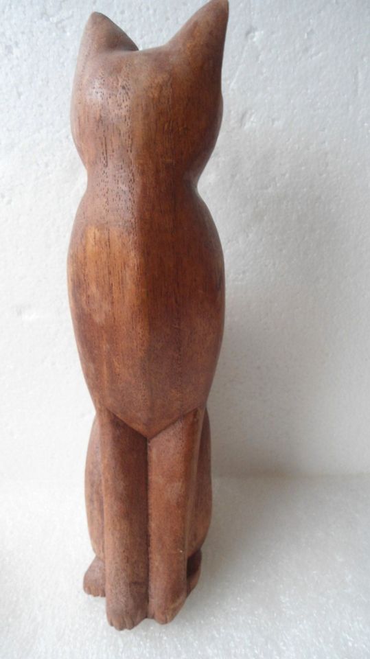 2 Katzen aus Holz Handarbeit - Deko Gr. 16 cm und 25cm. in Holzwickede