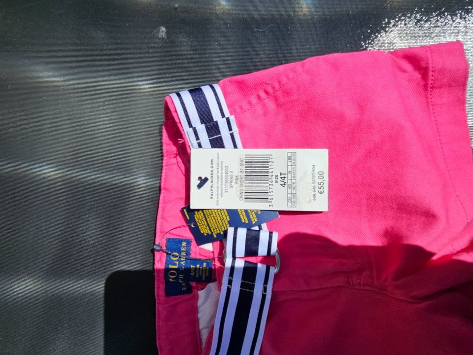 Shorts von Ralph Lauren, Gr. 4 Jahre,  pink, neu mit Etikett in Hamburg