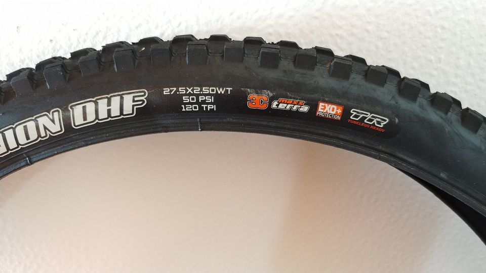 Maxxis Minion DHF 27.5" x 2.5" WT EXO+ 3C MaxxTerra (70-80%) in Schopp