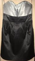 b.young Damen Cocktailkleid Satin schwarz-grau Größe 40 Bayern - Lamerdingen Vorschau