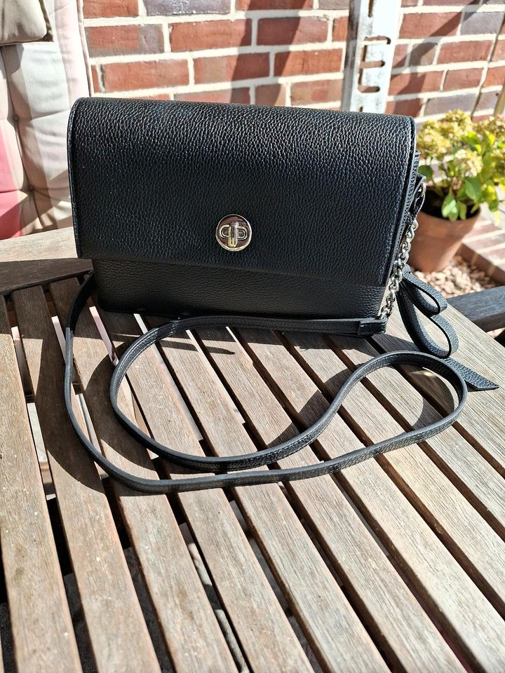 Schwarze Handtasche, Crossbody, Tasche in Hechthausen