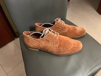 Halbschuhe, Schuhe, Manz, Gr. 10, Wildleder, braun Nordrhein-Westfalen - Monheim am Rhein Vorschau