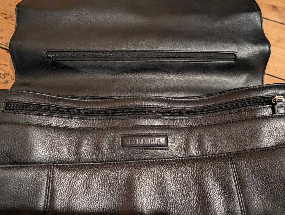 LEONHARD HEYDEN Umhängetasche Ledertasche Business Laptop in Forst