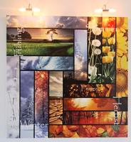 Collage Kunstwerk Bild Leinwand Unikat 4 Jahreszeiten Niedersachsen - Wunstorf Vorschau