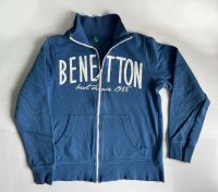 BENETTON Hoodie Sweatjacke 128 blau mit kleinen Makeln Bayern - Regenstauf Vorschau