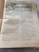" EINMALIG" Feierstund, Mainzer Journal, alte Zeitung, Antiquität Rheinland-Pfalz - Partenheim Vorschau