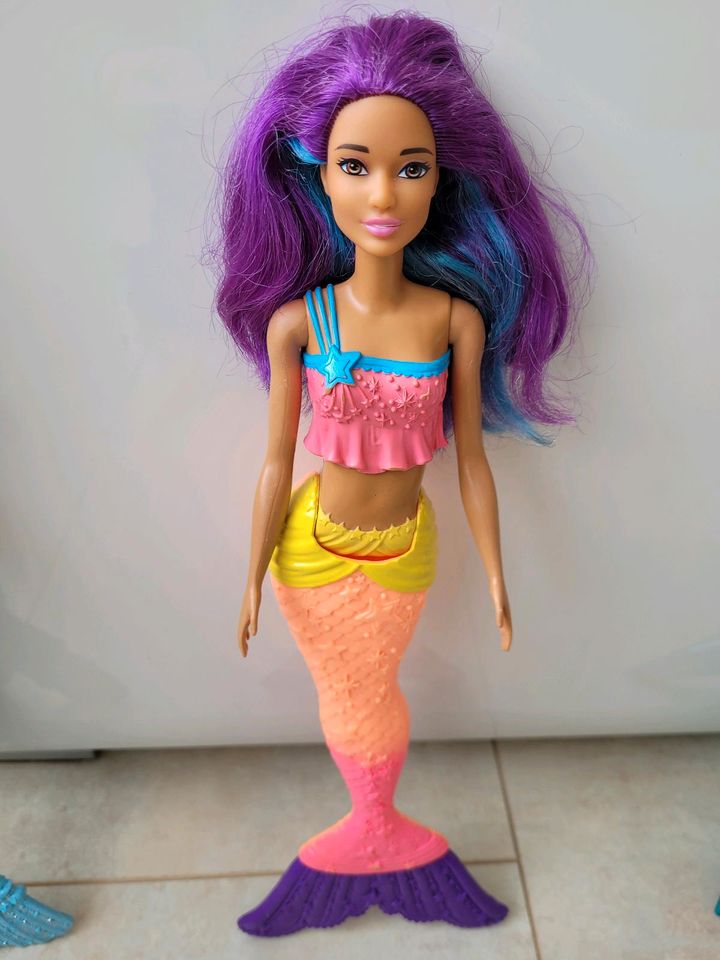 3 Arielle Meerjungfrauen Barbie Puppen von Mattell in Gladbeck