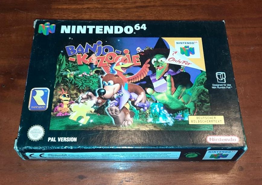 Nintendo 64 Spiel : BANJO KAZOOIE + LÖSUNGSBUCH ( CIB !) in Mönchengladbach