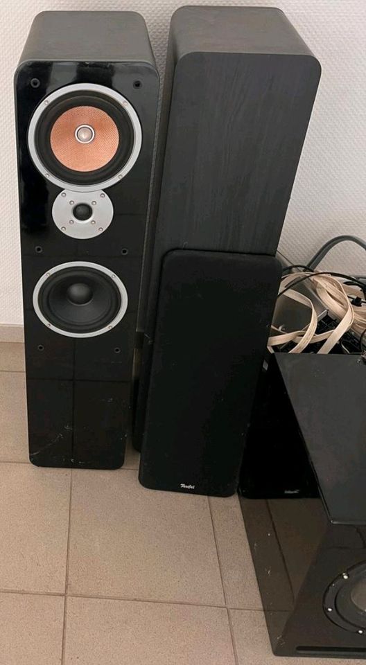 Teufel Boxen Ultima 30 Bass Verstärker Onkyo in Ahrensburg