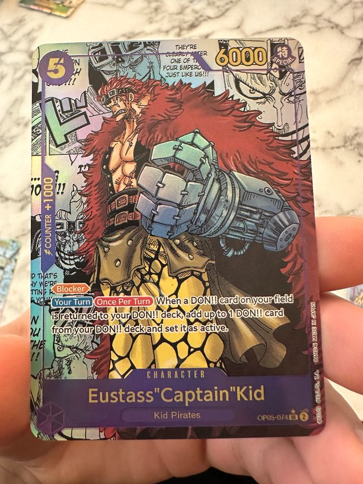 One Piece Manga Karten 10€ pro Karte / mit Wasser-Stempel 1 zu 1 in Rohrdorf