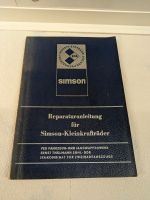 Simson Original,Simson selten,Simson Reparaturanleitung,DDR Thüringen - Untermaßfeld Vorschau
