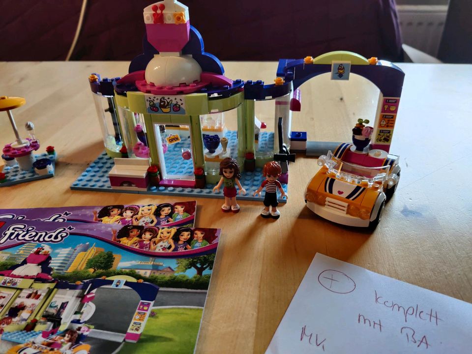 Lego Friends 41320 - Joghurt Eisdiele vollständig mit Anleitung in Recke