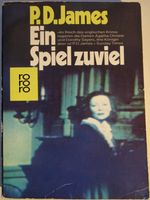 Ein Spiel Zuviel - P.D.James - 1985 Niedersachsen - Wittingen Vorschau