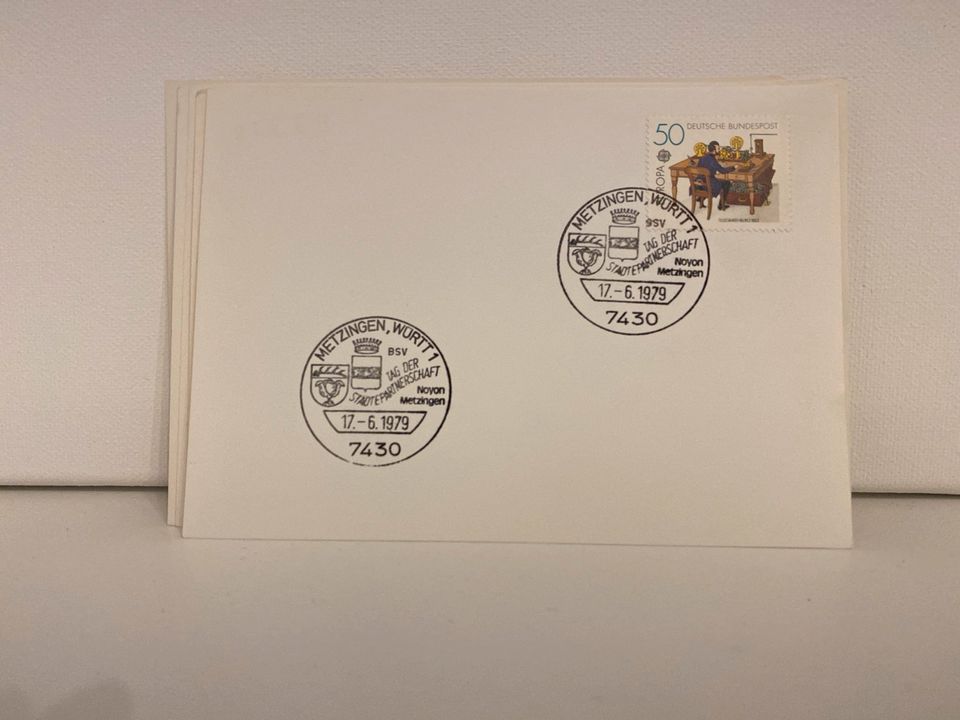 Briefmarken Sammlung aus 6 Marken 1978 in Cadolzburg
