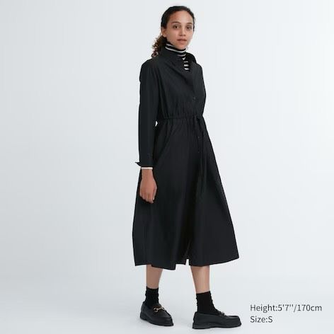 Neu mit Etikett! Uniqlo Hemdkleid Gr. XS/S schwarz Baumwolle in Berlin