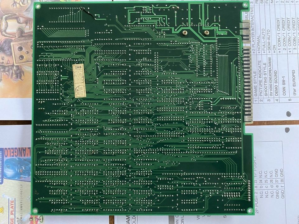 Fixeight - 1992 TOAPLAN - JAMMA Arcade PCB - Top Zustand! Rar! in Leverkusen