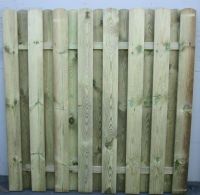 Bohlenzaun Paul 180x180 cm (45€/Stk) Imprägniert grün Bretterzaun Holzzaun Gartenzaun Lamellenzaun kdi 3050598 Westerwaldkreis - Hahn am See Vorschau