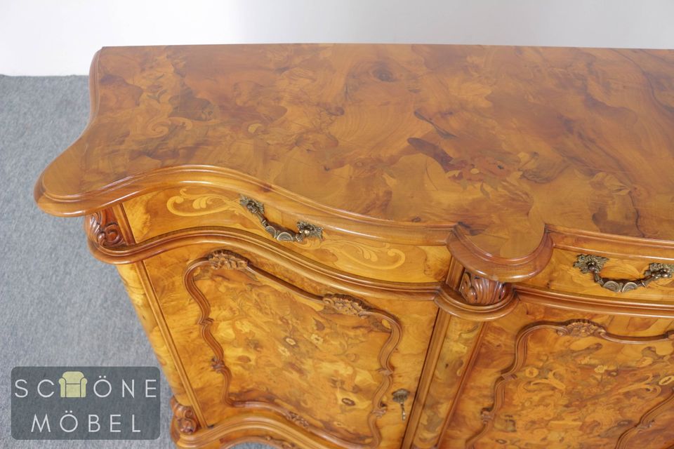 Schönes Barock Stil Sideboard Anrichte Kommode Schrank Chippendal in Berlin