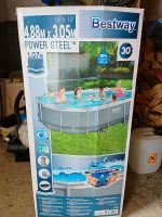 Bestway Pool 488x305x107 mit Leiter Bayern - Birkenfeld b. Marktheidenfeld Vorschau