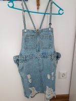 Jeans Latzrock ripped look hellblau kurz Gr. XS/S Baden-Württemberg - Neckargemünd Vorschau