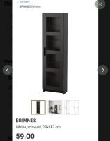 IKEA Brimnes Vitrine schwarz Regal Schrank Rheinland-Pfalz - Beltheim Vorschau